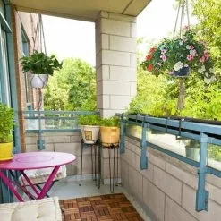 Soleil Set Of 4 Hanging Planters With Ring, For Outdoor And Indoor (2 Of 105 Cm And 2 Of 88 Cm) -Indoor Flower Pot 100162847 5