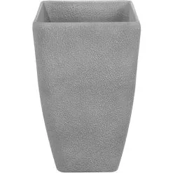 Beliani Plant Pot Rectangular Stone Fiberglass Natural Garden Grey 60 X 27 X 41 Cm Baris 11 Beliani Plant Pot Rectangular Stone Fiberglass Natural Garden Grey 60 X 27 X 41 Cm Baris -Indoor Flower Pot 12688680 5