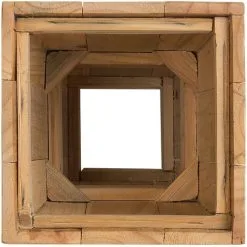 Beliani Planter Light Wood Natural Pine Plastic Insert 24 X 24 Cm Larisa 11 Beliani Planter Light Wood Natural Pine Plastic Insert 24 X 24 Cm Larisa -Indoor Flower Pot 13664901 5