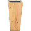 Beliani Planter Light Wood Natural Pine Plastic Insert 28 X 28 Cm Larisa 2 Beliani Planter Light Wood Natural Pine Plastic Insert 28 X 28 Cm Larisa -Indoor Flower Pot 13664916 1 2