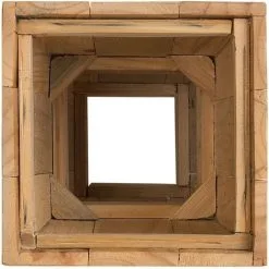 Beliani Planter Light Wood Natural Pine Plastic Insert 28 X 28 Cm Larisa 11 Beliani Planter Light Wood Natural Pine Plastic Insert 28 X 28 Cm Larisa -Indoor Flower Pot 13664916 5 1