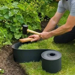 Garden Border Edging 0.15x10 M Black Nature -Indoor Flower Pot 14168893 3