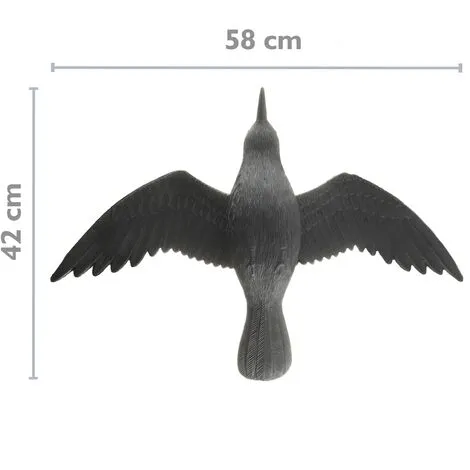 PrimeMatik - Scarecrow Flying Crow Figure 58x42 Cm 5 PrimeMatik - Scarecrow Flying Crow Figure 58x42 Cm - Image 3