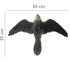 PrimeMatik - Scarecrow Flying Hawk Figure 54x35 Cm -Indoor Flower Pot 16097993 3