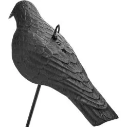 PrimeMatik - Scarecrow Figure. Crow Statue In Motion For Garden -Indoor Flower Pot 16097996 4