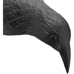 PrimeMatik - Scarecrow Figure. Crow Statue In Motion For Garden -Indoor Flower Pot 16097996 5