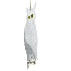 PrimeMatik - Bird Repellents Of Birds And Pests Scarecrow Reflective Owl With Rattles -Indoor Flower Pot 16098002 3