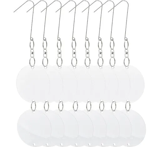 PrimeMatik - Reflective Discs Bird Repellents Bird Repeller Scarecrow 8-pack 3 PrimeMatik - Reflective Discs Bird Repellents Bird Repeller Scarecrow 8-pack