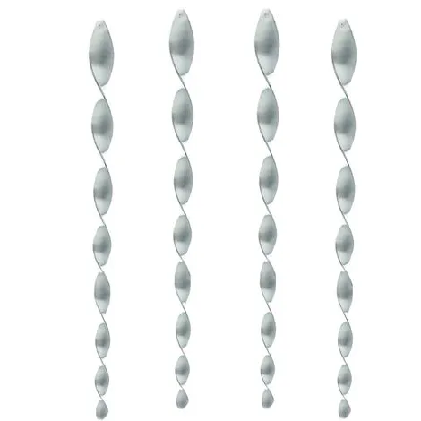 PrimeMatik - Hanging Scarecrow Spiral Bar For Birds Repelling 50cm Rotating 360º For Garden 4-pack 6 PrimeMatik - Hanging Scarecrow Spiral Bar For Birds Repelling 50cm Rotating 360º For Garden 4-pack - Image 4