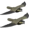 Relaxdays 2 X Falcon Bird Repellent, Flying Bird Of Prey Decoy Scarecrow, Life Sized, Multicolor