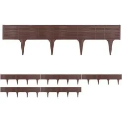 Deuba Garden Border Edging 3.9m 7.8m Pathway Lawn Plant Flower Bed Colour Choice Braun / 3,9 M (de) -Indoor Flower Pot 17462942 4