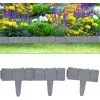 Deuba Lawn Edging Sets - 10x Granite Design 2,50m (de) -Indoor Flower Pot 18456738 1