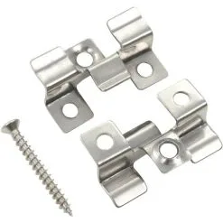 Hommoo 100 Pcs Decking Clips With 200 Screws Stainless Steel VD29215