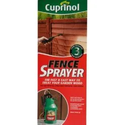 Cuprinol Fence Sprayer Quick And Easy To Use Pump-up Sprayer For Garden Wood