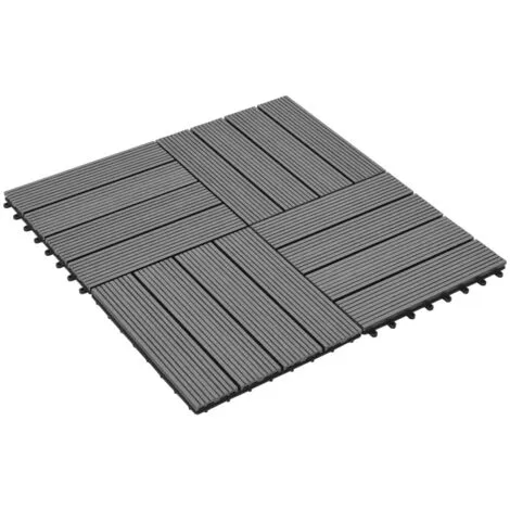 Hommoo 22 Pcs Decking Tiles 30x30 Cm 2 Sqm WPC Teak Colour VD20442 4 Hommoo 22 Pcs Decking Tiles 30x30 Cm 2 Sqm WPC Teak Colour VD20442 - Image 2