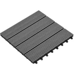 Hommoo 22 Pcs Decking Tiles 30x30 Cm 2 Sqm WPC Teak Colour VD20442 9 Hommoo 22 Pcs Decking Tiles 30x30 Cm 2 Sqm WPC Teak Colour VD20442 -Indoor Flower Pot 22834730 3