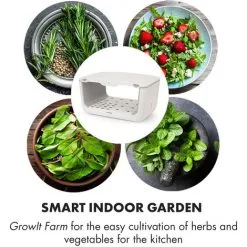Klarstein GrowIt Farm Smart Indoor Garden 28 Plants 48W LED 8 Litres -Indoor Flower Pot 22969889 4