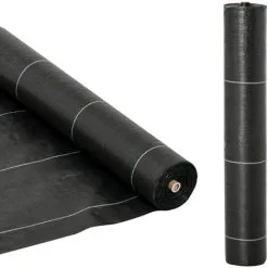 Outsunny Weed Barrier Fabric Durable Convenient Design Weed Block Mat 2m X 50m