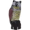 PrimeMatik - Owl Statue Bird Repeller With Sound And LED Eyes 38cm Female -Indoor Flower Pot 29523643 1