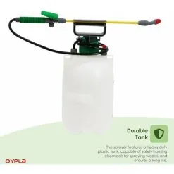 Oypla 5L 5 Litre Pump Action Pressure Crop Garden Weed Sprayer -Indoor Flower Pot 30096784 5