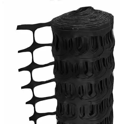 Oypla Safe Net Heavy Duty Black Safety Barrier Mesh Fencing 1mtr X 50mtr 4 Oypla Safe Net Heavy Duty Black Safety Barrier Mesh Fencing 1mtr X 50mtr - Image 2