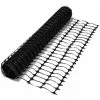 Oypla Heavy Duty Black Safety Barrier Mesh Fencing 1mtr X 15mtr -Indoor Flower Pot 30648381 1