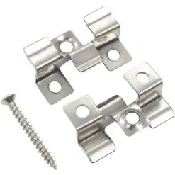 Devenirriche 100 Pcs Decking Clips With 200 Screws Stainless Steel
