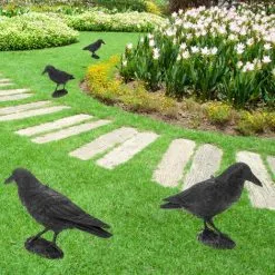 PrimeMatik - Bird Repeller Statue Type Crow Standing 16 X 45 Cm 9 PrimeMatik - Bird Repeller Statue Type Crow Standing 16 X 45 Cm -Indoor Flower Pot 33196799 3