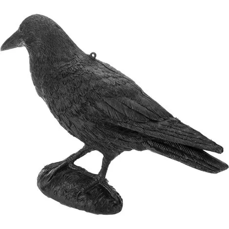 PrimeMatik - Bird Repeller Statue Type Crow Standing 16 X 45 Cm 6 PrimeMatik - Bird Repeller Statue Type Crow Standing 16 X 45 Cm - Image 4