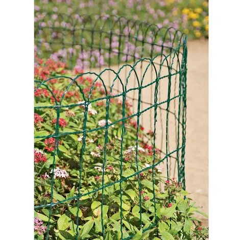 Smart Garden Path Border Fence Lawn Plant Beds Green Edging 40cm X 5m 4 Smart Garden Path Border Fence Lawn Plant Beds Green Edging 40cm X 5m - Image 2