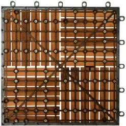 Casaria Wooden Decking Tile 30x30x2.5cm Acacia Eucalyptus Wood Hardwood FCS Certified Cuttable Terrace Patio Balcony Garden Swimming Pool Plugin System Click System Mosaic Indoor Outdoor Pre-Oiled Ac 11 Casaria Wooden Decking Tile 30x30x2.5cm Acacia Eucalyptus Wood Hardwood FCS Certified Cuttable Terrace Patio Balcony Garden Swimming Pool Plugin System Click System Mosaic Indoor Outdoor Pre-Oiled Ac -Indoor Flower Pot 34111520 5