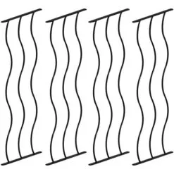 BIRKDALE Fencemate Wavey Aluminium Spindle Panel - 770mm X 280mm (4 Pack)