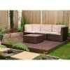Forest & Garden Forest 8' X 8' Composite Decking Kit - Brown (2.4m X 2.4m) -Indoor Flower Pot 36487498 1