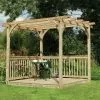 Forest & Garden 8' X 8' (2.44x2.44m) Forest Small Pergola Deck Kit