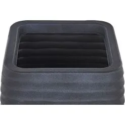 Beliani Modern Outdoor Garden Flower Pot Large 38 X 37 Cm Square Planter Black Parikia 11 Beliani Modern Outdoor Garden Flower Pot Large 38 X 37 Cm Square Planter Black Parikia -Indoor Flower Pot 36731887 5