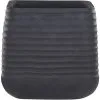 Beliani Modern Outdoor Garden Flower Pot Large 50 X 49 Cm Square Planter Black Parikia 1 Beliani Modern Outdoor Garden Flower Pot Large 50 X 49 Cm Square Planter Black Parikia -Indoor Flower Pot 36731910 1