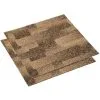 Floor Carpet Tiles 20 Pcs 5 M² Brown VidaXL