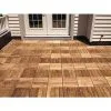 Garden Mile 9pk Deck Tiles, Anti-Slip Wooden Interlocking Decking Tiles 30cm X 30cm