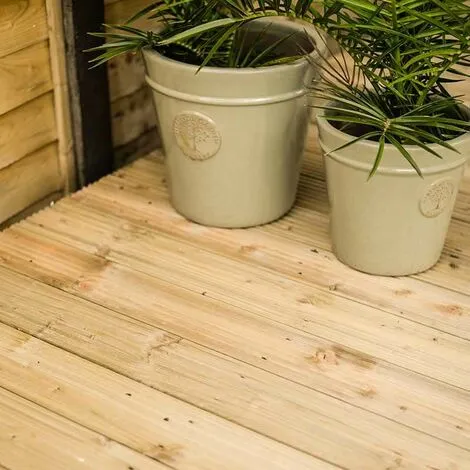 Forest & Garden Patio Deck Board - 28mm X 120mm X 2.4m - Pack Of 10 4 Forest & Garden Patio Deck Board - 28mm X 120mm X 2.4m - Pack Of 10 - Image 2