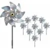 LITZEE Bird Repellent, 10 Pieces Windmill Reflector, Reflective Bird Repellent, Reflective Windmill Bird Repellent To Protect Garden, Orchard, Yard, Roof -Indoor Flower Pot 42955217 1