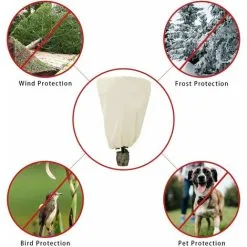LITZEE Pack Of Frost Protection Bags For Ground Cover, Outdoor Fleece Bag 240x200cm For Frost Protection, Weather And Pests Wind Thickening -Indoor Flower Pot 43365690 3