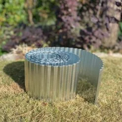 Selections Galvanised Steel Lawn Edging Roll (16.5cm X 5m) 10 Selections Galvanised Steel Lawn Edging Roll (16.5cm X 5m) -Indoor Flower Pot 49696246 4