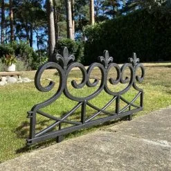 Selections Fleur De Lys Black Plastic Lawn Edging (60cm X 32cm) - 10 Panels -Indoor Flower Pot 49696501 3
