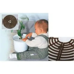 LangRay Plant Protection Pot, Brown, 52cm Diameter -Indoor Flower Pot 51796873 3