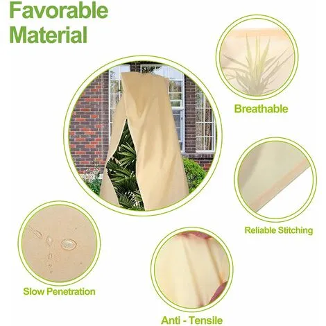 Langray Plant Fleece Frost Protection, Plant Frost Protection Cover For Plants Trees Shrubs-Reusable Shrub Covers Jacket With Zipper Drawstring(8060cm) 7 Langray Plant Fleece Frost Protection, Plant Frost Protection Cover For Plants Trees Shrubs-Reusable Shrub Covers Jacket With Zipper Drawstring(8060cm) - Image 5