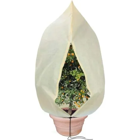 Langray Winter Plant Fleece Frost Protection Cover, Plant Warming Jackets (80100CM 3 Langray Winter Plant Fleece Frost Protection Cover, Plant Warming Jackets (80100CM