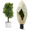 Langray Plant Freeze Protection Covers, Winter Plant Frost Cover Blanket Jacket For Plants Trees Shrub With Drawstring, Upgraded Thickness Plant Cover For Winter (6080cm) -Indoor Flower Pot 51801080 1
