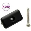 Topdeal Decking Clips With Screws 200pcs Plastic And Stainless Steel304 FF149004UK -Indoor Flower Pot 51879391 1