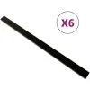 Topdeal Decking Joist 6 Pcs Black 170x8.5x4.5 Cm WPC FF149005UK -Indoor Flower Pot 51879397 1