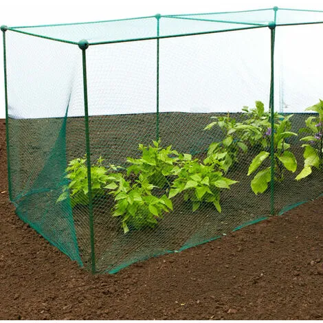 GARDENSKILL Build-a-Cage Fruit & Veg Cage With Bird Net - 1m X 1m X 1.25m High 3 GARDENSKILL Build-a-Cage Fruit & Veg Cage With Bird Net - 1m X 1m X 1.25m High